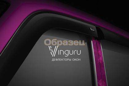 Дефлекторы Vinguru для окон Mazda CX-5 II 2017-2024. Артикул AFV87617