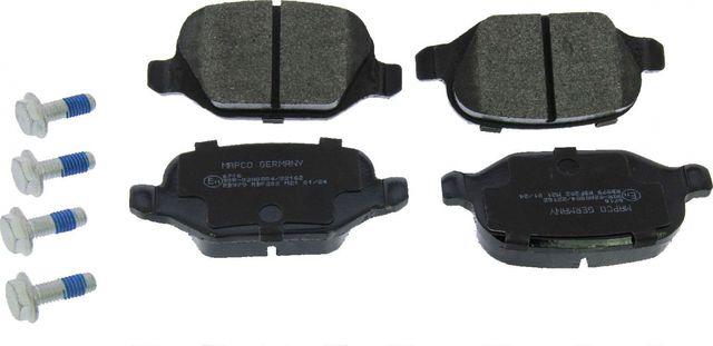 Тормозные колодки MAPCO задние для Fiat Linea 2007-2011. Артикул 6716