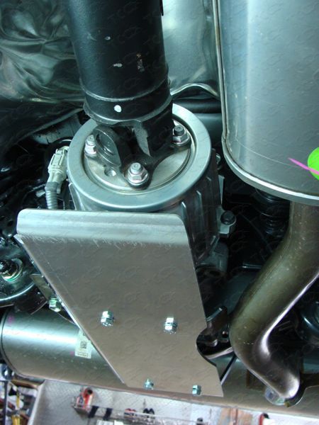 Защита алюминиевая ТСС (4 мм) для дифференциала Renault Koleos 2017-2020. Артикул ZKTCC00068