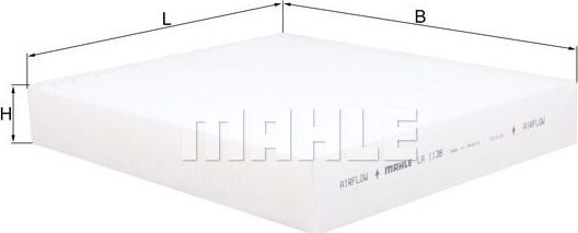 Салонный фильтр Mahle-Knecht. Артикул LA 1138