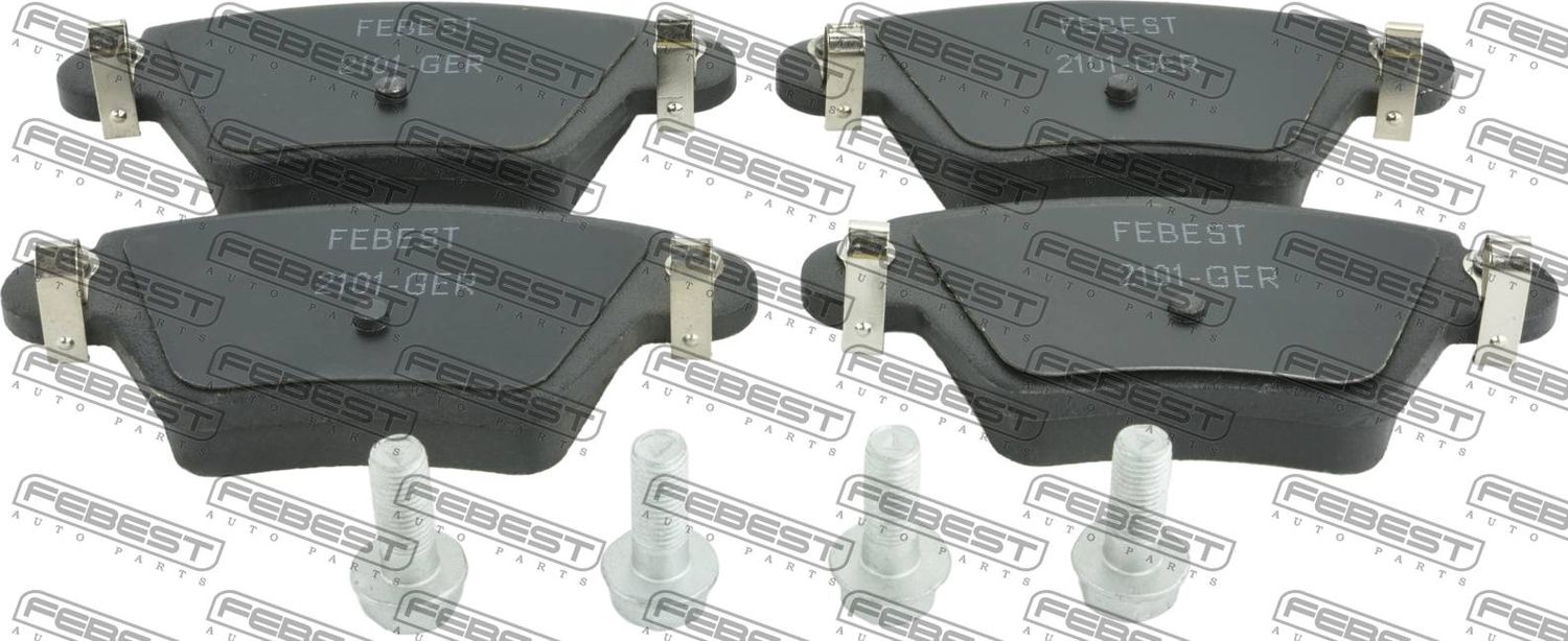 Тормозные колодки Febest. Артикул 2101-GER