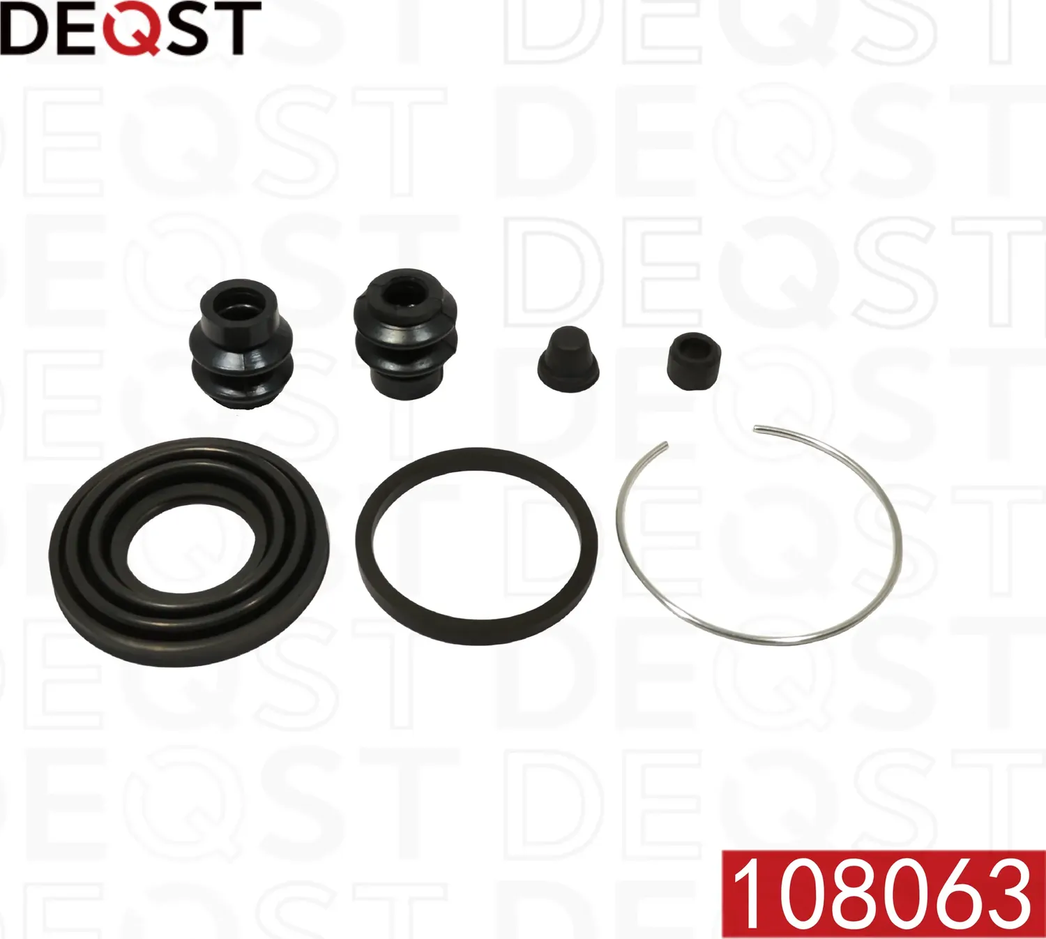 Ремкомплект тормозного суппорта заднего (для поршня O 35 mm  суппорт Akebono). MITSUBISHI ASX 10> /  (Deqst). Артикул 108063