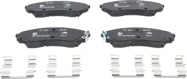 Тормозные колодки ATE передние для Kia Carnival II 2006-2015. Артикул 13.0460-5799.2