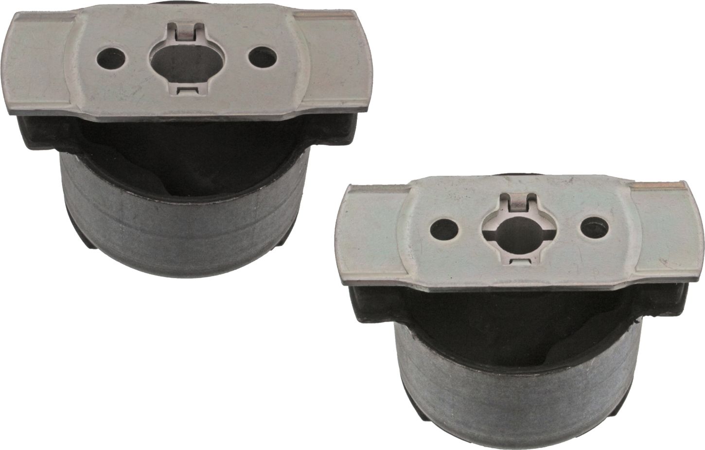 Комплект сблоков FEBI 46435 RENAULT  55 04 466 24R  axle beam mounting kit,drive Febi Bilstein (резина/металл). Артикул 46435