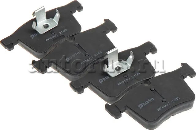 Колодки тормозные дисковые | перед прав/лев | (Partra). Артикул BP6067