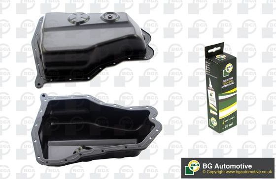 Масляный поддон картера двигателя BGA для Ford Focus III 2010-2019. Артикул SP2316