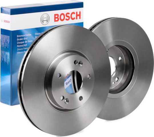 Тормозной диск Bosch передний для Hyundai Santa Fe IV 2018-2024. Артикул 0 986 479 786