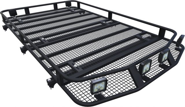 Багажник экспедиционный Podgotoffka 1900х1100х120 с сеткой и креплениями для Mitsubishi Pajero Sport I 1996-2008. Артикул PGT-B.97.05