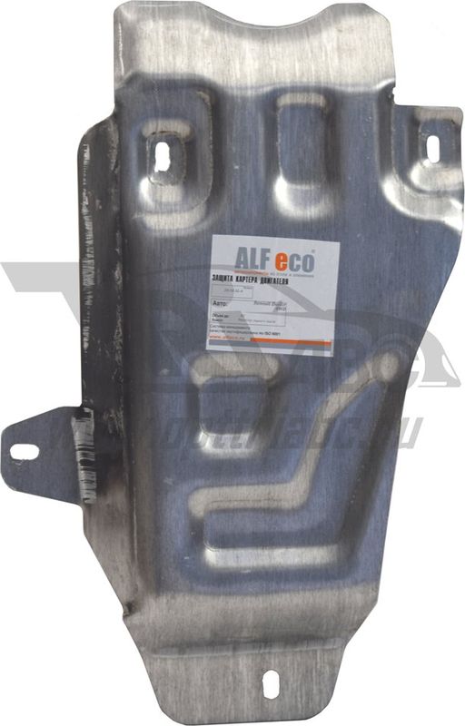 Защита алюминиевая Alfeco для редуктора заднего моста Nissan Terrano III 4WD 2016-2026. Артикул ALF.18.10 AL4