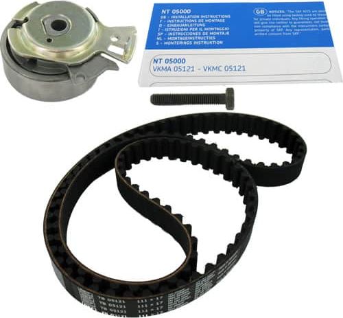 Ремень ГРМ с роликами (комплект) SKF для Daewoo Nexia I 2008-2016. Артикул VKMA 05121