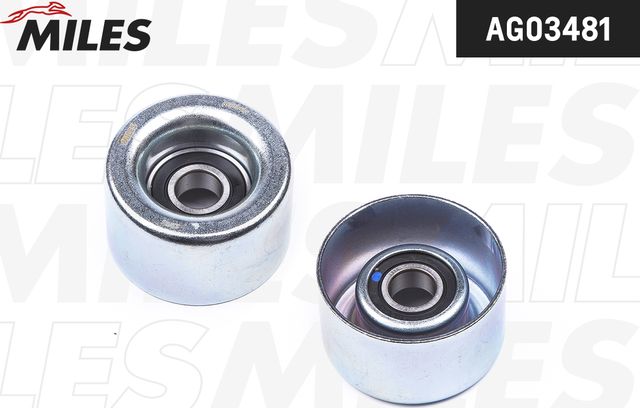 Натяжной ролик (натяжитель) приводного поликлинового ремня Miles. Артикул AG03481