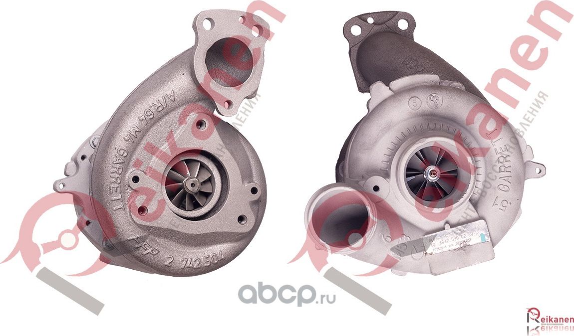 Турбокомпрессор [восст] для MERCEDES OM642 04- [гар 6 мес] T1604R (Reikanen). Артикул T1604R
