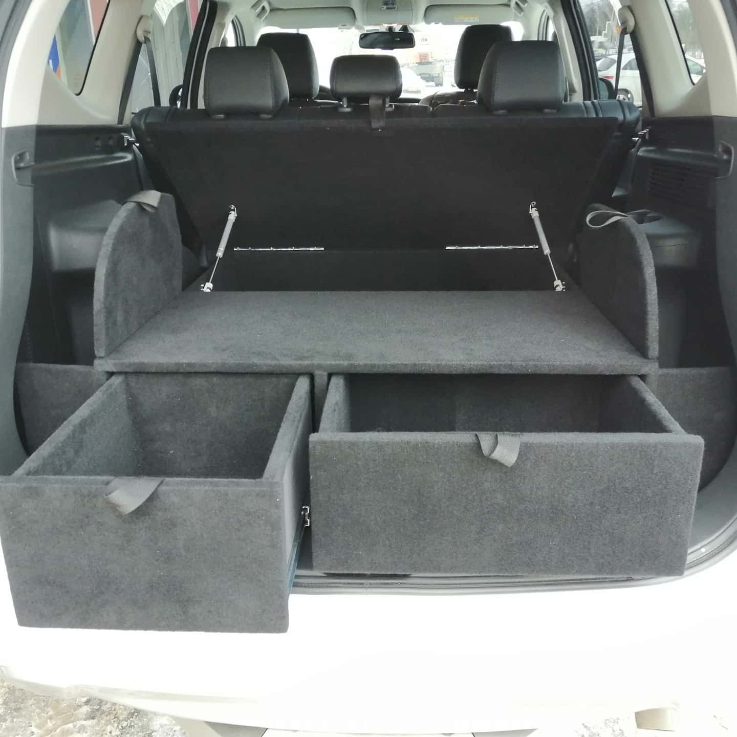 Органайзер РИФ Экспедиция в багaжник Mitsubishi Pajero Sport III 2015-2020. Артикул ORG-MITSPS3-EKSP