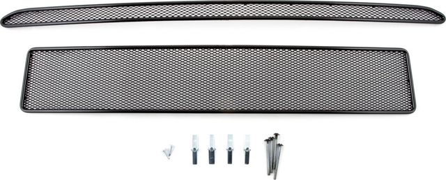 Сетка Arbori на решётку бампера, черная 10 мм для Ford Explorer 2012-2015. Артикул 01-171312-101