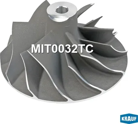 Крыльчатка турбокомпрессора Krauf. Артикул MIT0032TC