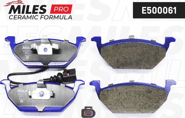 Тормозные колодки Miles (Керамика). Артикул E500061