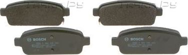 Тормозные колодки Bosch (Low-Metallic) задние для Chevrolet Tracker III (Trax) 2012-2017. Артикул 0 986 495 259
