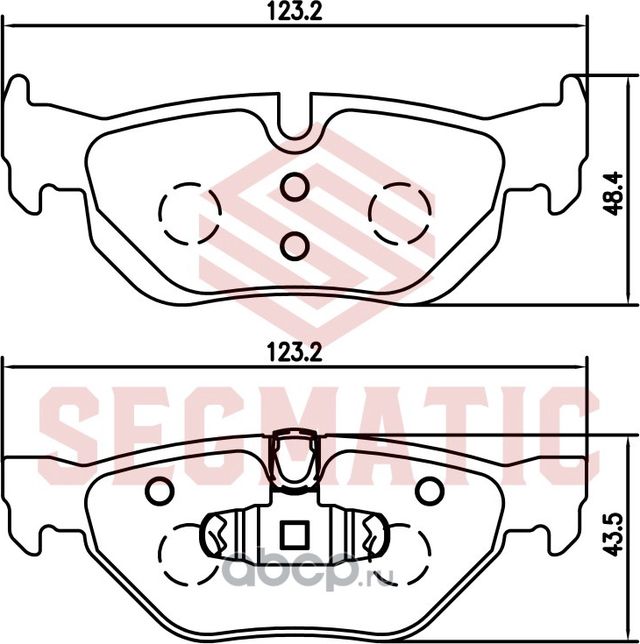 Колодка торм диск зад (Segmatic). Артикул SGBP2759