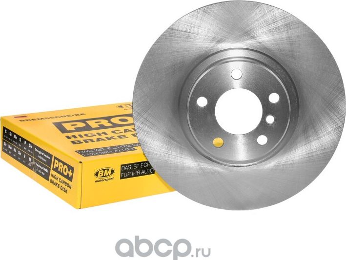 Диск тормозной высокоуглеродистый вентилируемый передний (BM). Артикул WIP0032