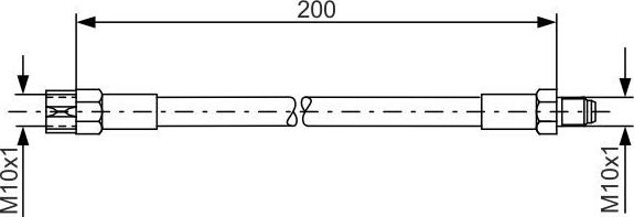 Тормозной шланг Bosch. Артикул 1 987 476 002