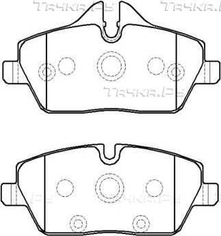 Тормозные колодки HSB передние для MINI Clubman I (R55) 2007-2014. Артикул HP9951