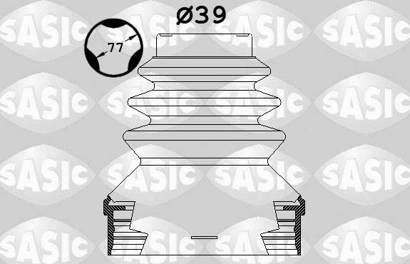 Пыльник ШРУСа внутренний Sasic для Peugeot 406 I 1996-2004. Артикул 1900002