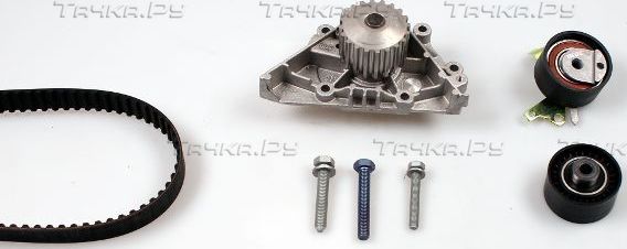 Помпа (водяной насос) с комплектом ремня ГРМ Hepu для Peugeot 407 2004-2004. Артикул PK08940