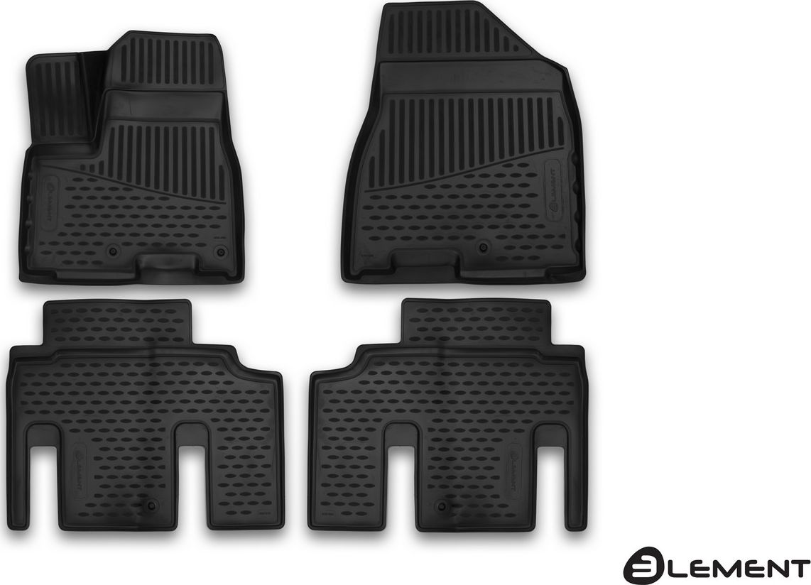 Коврики Element 3D для салона Kia Carnival III VAN (для рынка Казахстана) 2015-2026. Артикул ELEMENT3D2558210