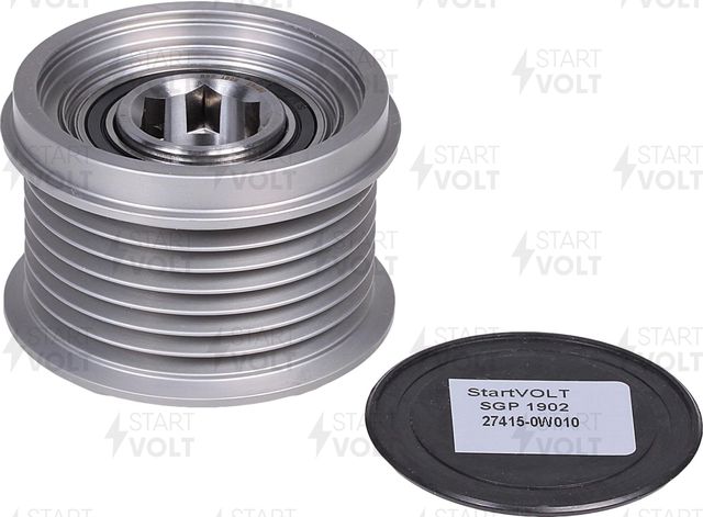 Муфта генератора обгонная StartVOLT для Toyota Land Cruiser Prado 120 2002-2010. Артикул SGP 1902