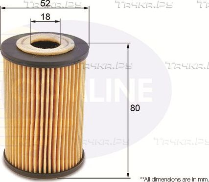 Масляный фильтр Comline для Mercedes-Benz Vaneo 2002-2005. Артикул EOF069
