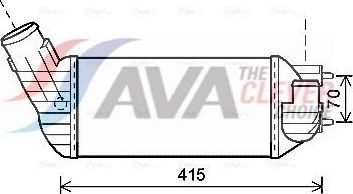 Интеркулер AVA. Артикул PEA4360
