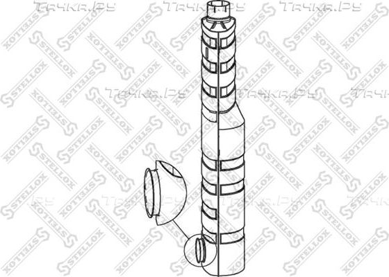 Глушитель Stellox для Volvo  FM9 2001-2005. Артикул 82-03076-SX