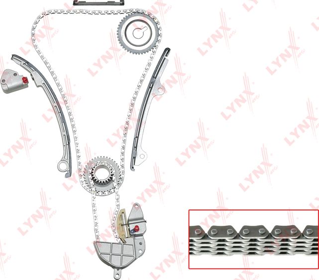 Цепь ГРМ LYNXauto для Nissan Teana J31 2003-2008. Артикул TK-0030