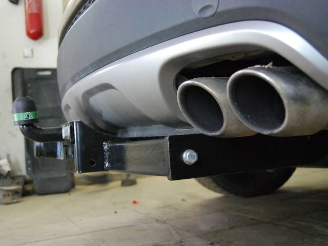 Фаркоп Лидер-Плюс для Hyundai Santa Fe III DM 2012-2018. Фланцевое крепление. Артикул H224-FC