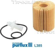 Масляный фильтр Purflux для Toyota Corolla E140, E150 2006-2014. Артикул L385