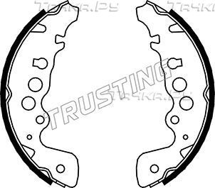 Тормозные колодки Trusting задние для Suzuki Grand Vitara II 1998-2005. Артикул 111.243