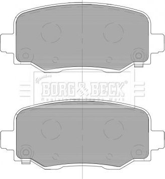 Тормозные колодки Borg & Beck. Артикул BBP2466
