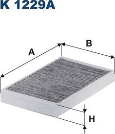 Салонный фильтр Filtron. Артикул K 1229A