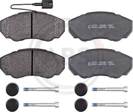 Тормозные колодки ABS передние для Fiat Ducato III 2006-2026. Артикул 37331