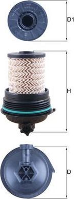 Топливный фильтр Mahle. Артикул KX 480