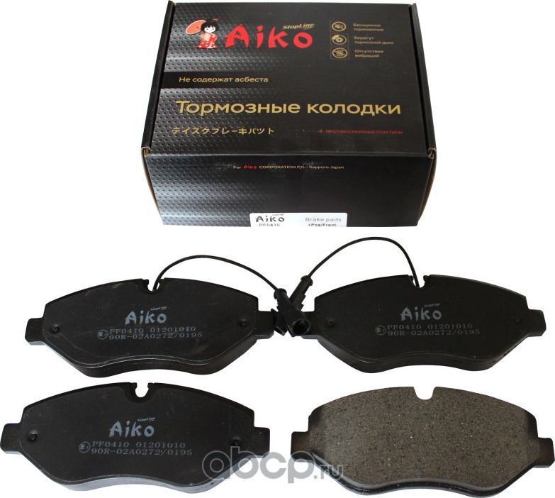 Колодки IVECO Daily VI, MERCEDES-BENZ Sprinter, Vito (2003-) передние (Aiko). Артикул PF0410