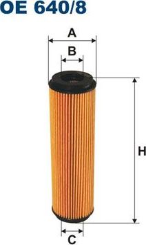 Масляный фильтр Filtron. Артикул OE 640/8