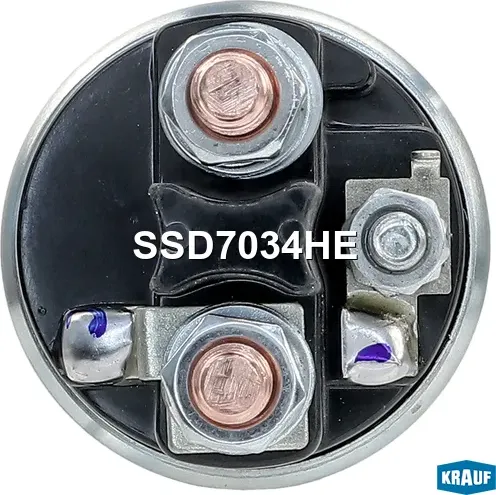 Втягивающее реле стартера (Krauf). Артикул SSD7034HE