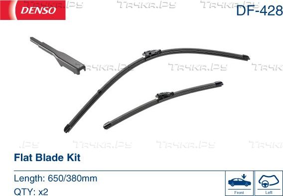 Щетки стеклоочистителя (дворники) Denso. Артикул DF-428