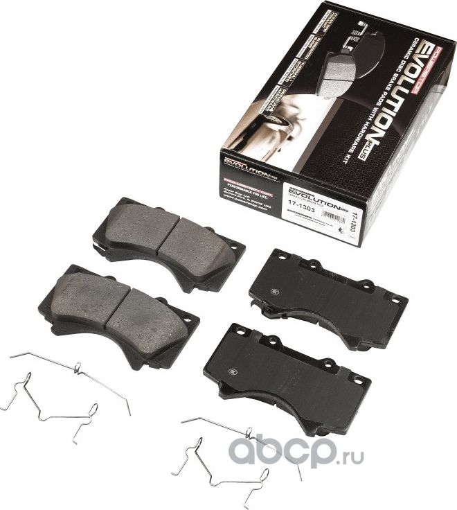 КОЛОДКИ ТОРМОЗНЫЕ ПЕРЕДНИЕ Lexus LX / Toyota LC 200 **Склад Масла (Powerstop). Артикул 171303