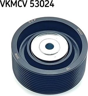 Направляющий (ведущий) ролик приводного поликлинового ремня SKF. Артикул VKMCV 53024