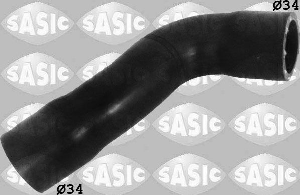 Патрубок радиатора (системы охлаждения) Sasic правый верхний для Opel Astra H 2004-2010. Артикул 3406129