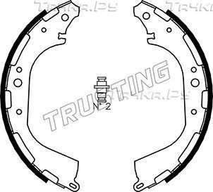 Тормозные колодки Trusting задние для Infiniti QX4 I 1997-2003. Артикул 067.183