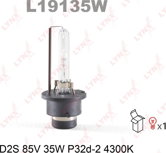 Лампа ближнего света LYNXauto. Артикул L19135W
