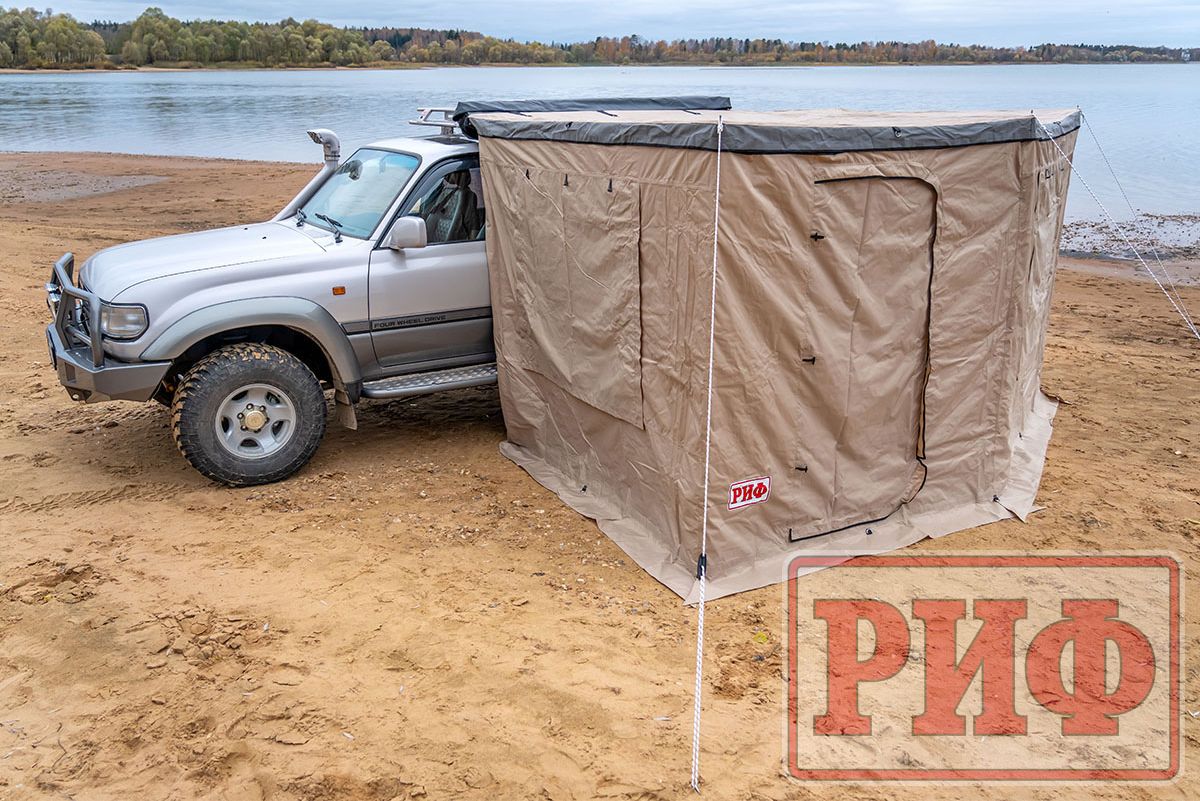 Стенки РИФ для комбинированной (прямоугольной с веерной частью) маркизы 2,5х3,0 м левые. Артикул RIFANF072530601